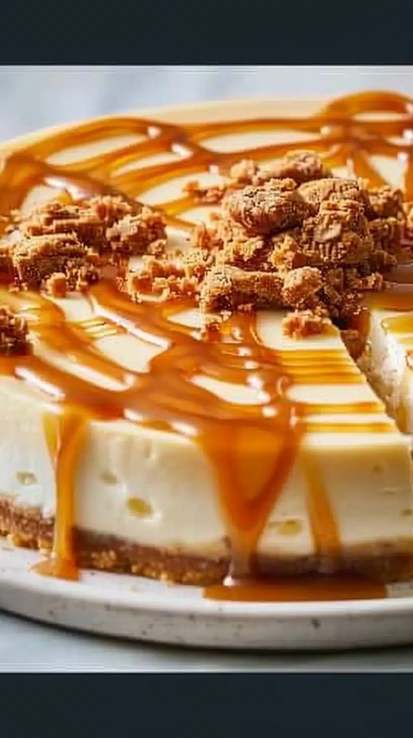 Loaded Butterscotch Cheesecake