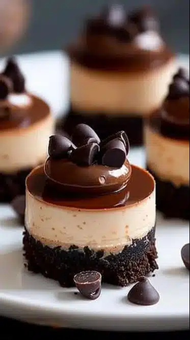 Mini Chocolate Cheesecakes