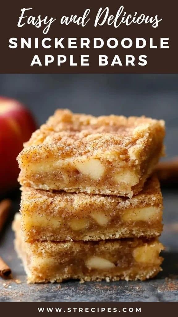 Apple Snickerdoodle Bars