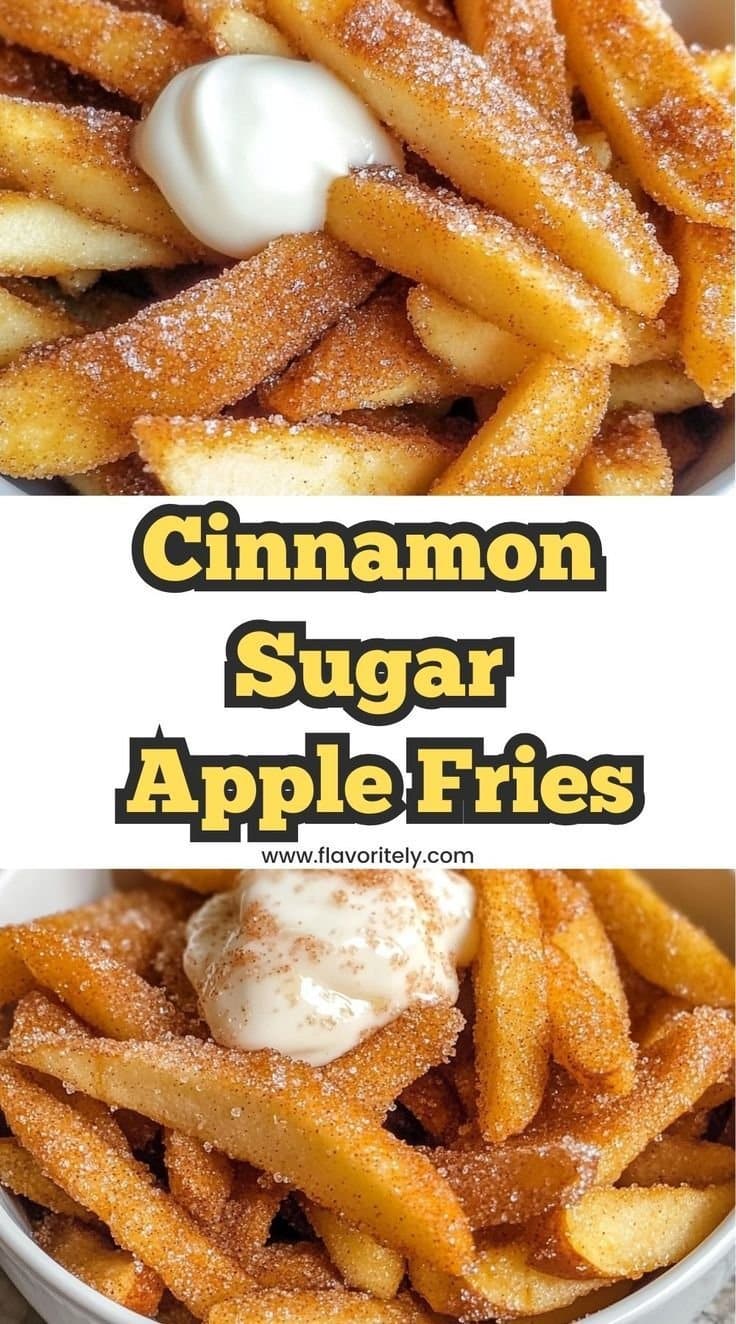 Cinnamon Sugar Apple Fries