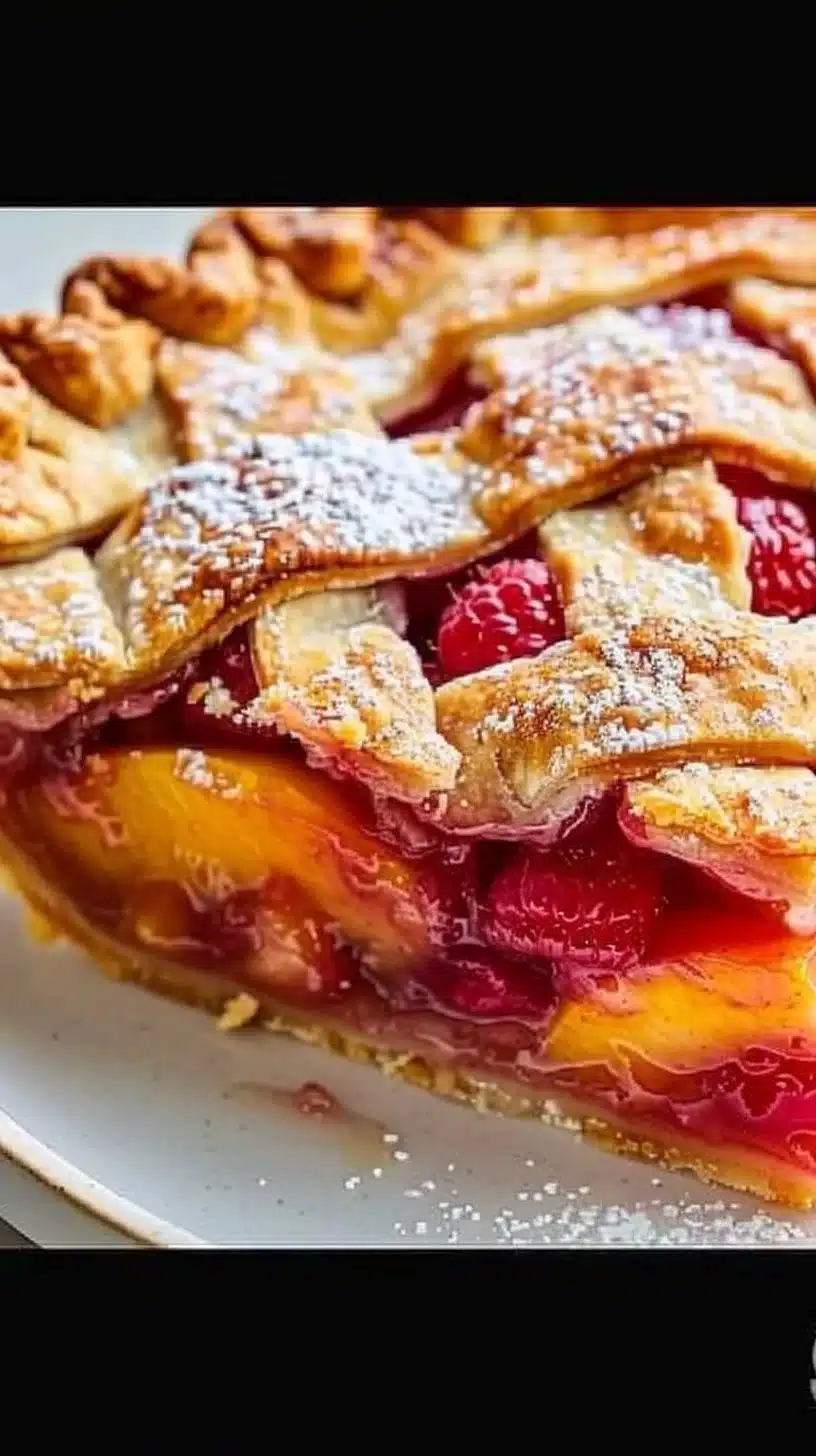 Peach Raspberry Pie