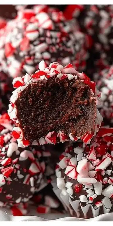 Homemade peppermint truffles decorated with festive holiday colors and patterns.