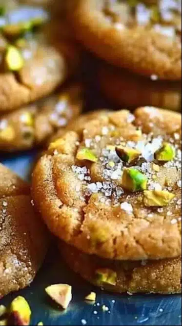 Salted Honey Pistachio Cookies