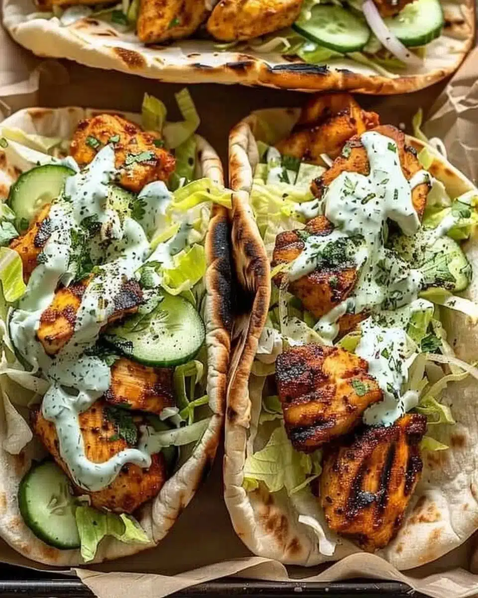 Sheet Pan Chicken Pitas with Herby Ranch