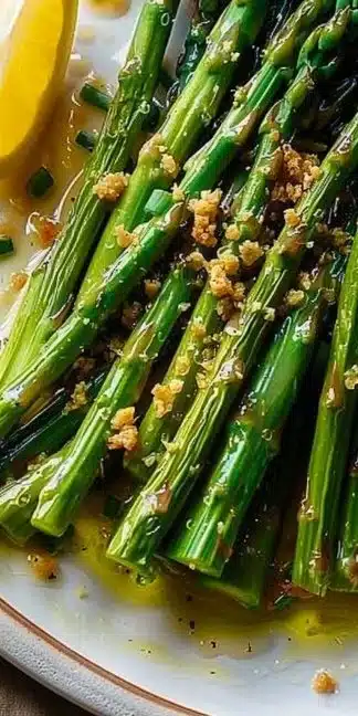 Delicious slow cooker asparagus cooked to perfection for a melt-in-your-mouth experience.