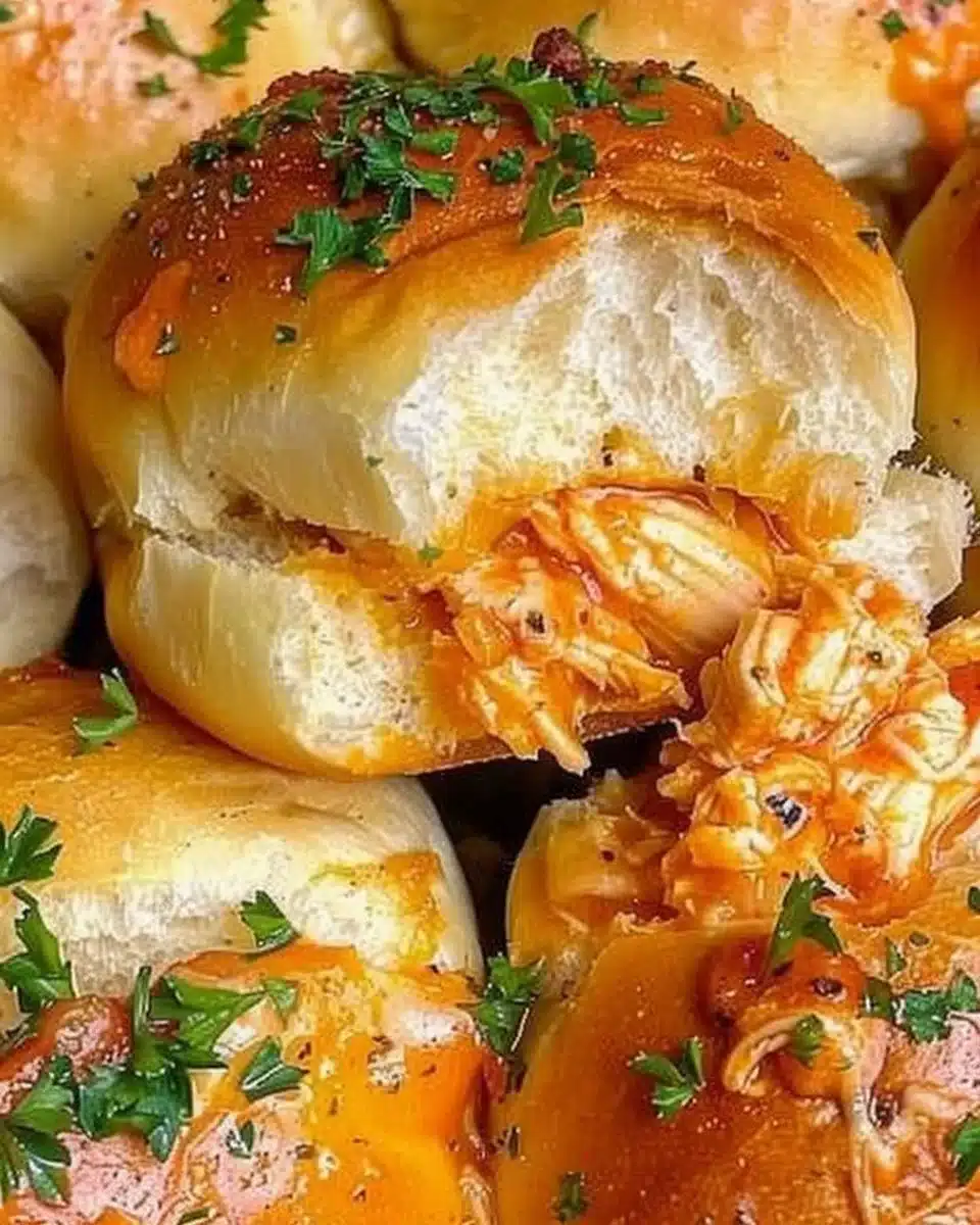 Spicy Buffalo Chicken Sliders