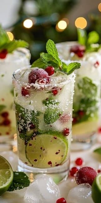 Celebrate The Season With White Christmas Mojitos