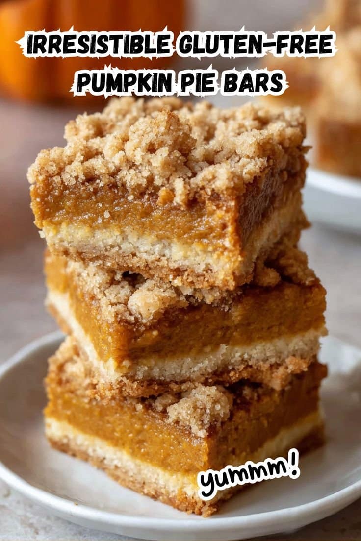 Gluten-Free Pumpkin Pie Bars