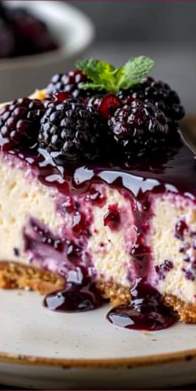 Mulberry Earl Grey Cheesecake