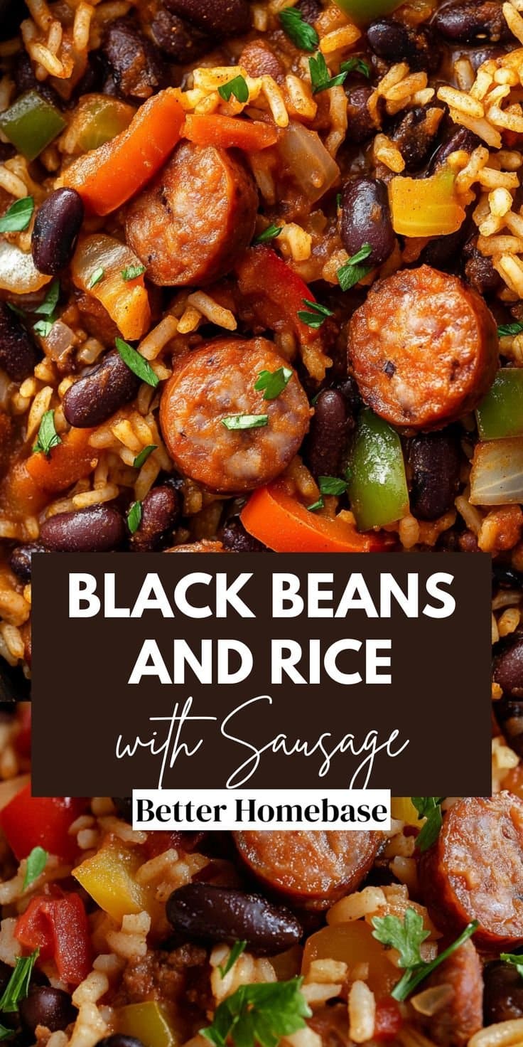 Black Beans and Rice with Sausage