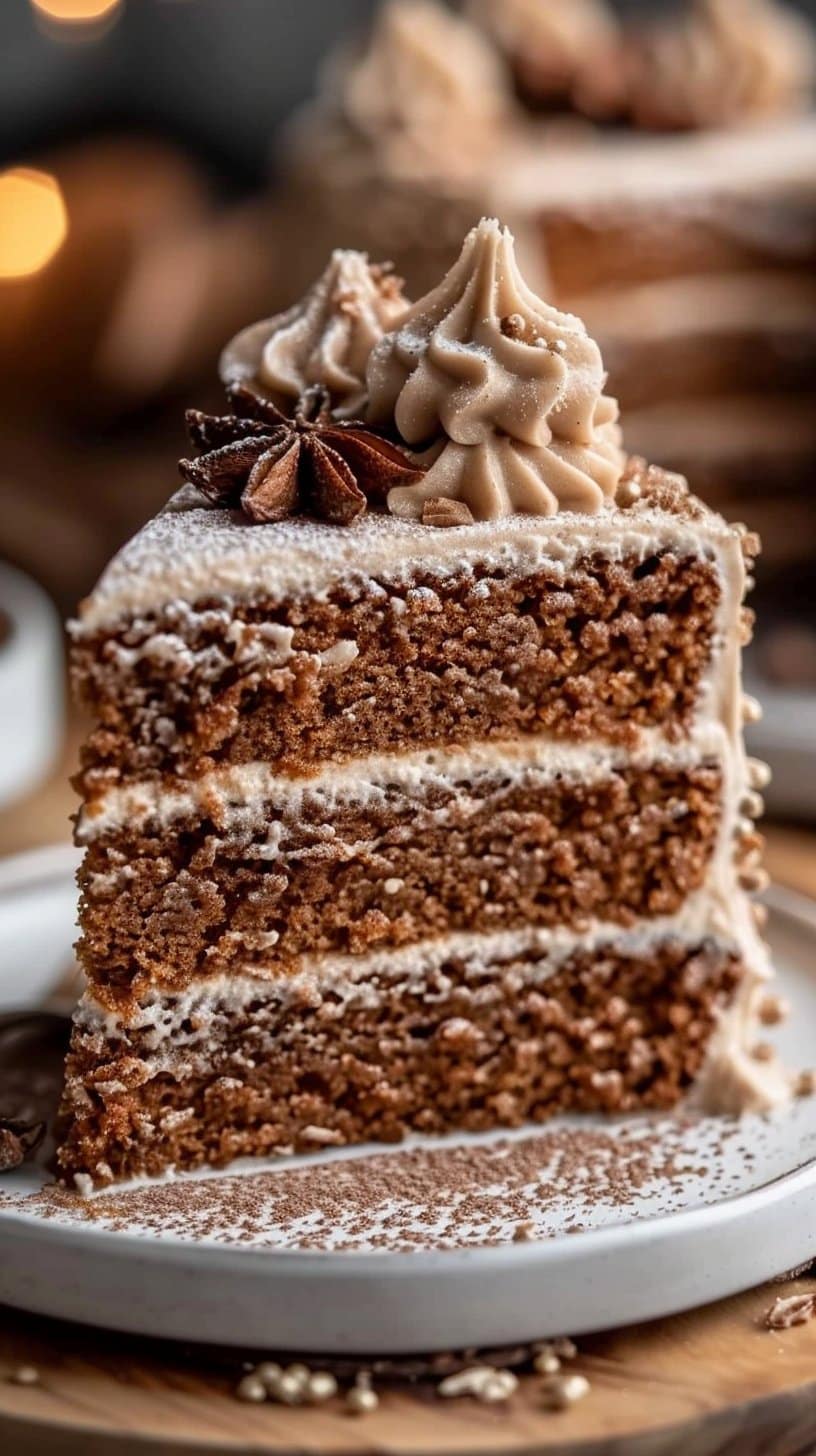 Gingerbread Cake with Cinnamon Molasses Frosting: A Delicious Holiday Recipe