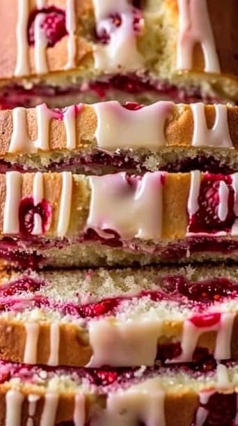 White Chocolate Raspberry Swirl Loaf