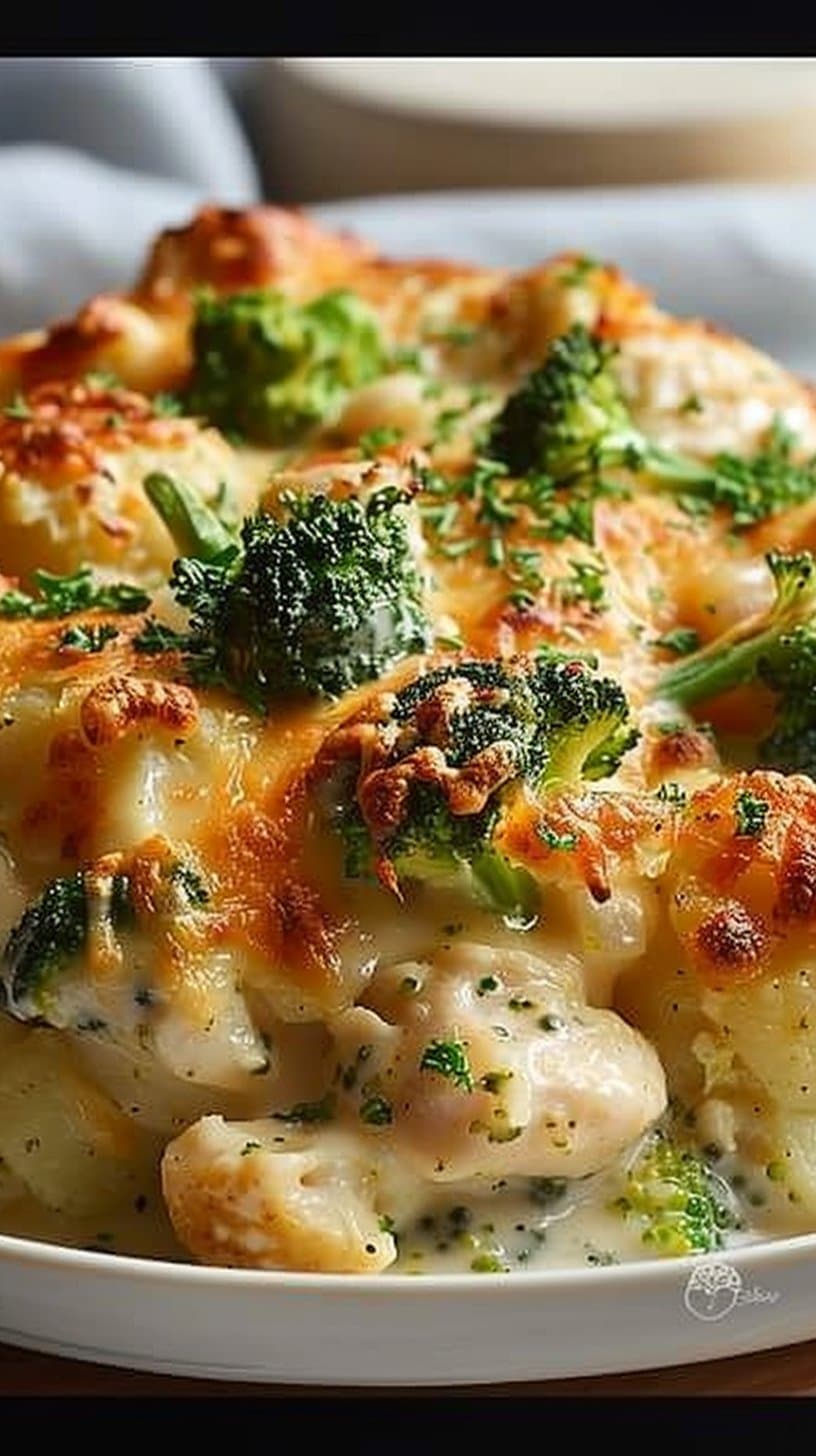 Baked Potato Chicken and Broccoli Casserole