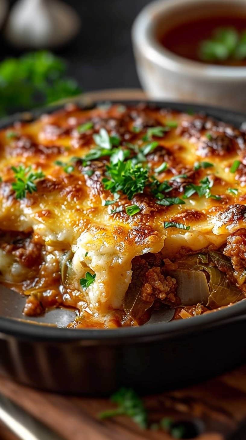 Low Carb Unstuffed Cabbage Casserole Recipe