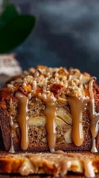 Brown Butter Apple Loaf with Toffee Bits
