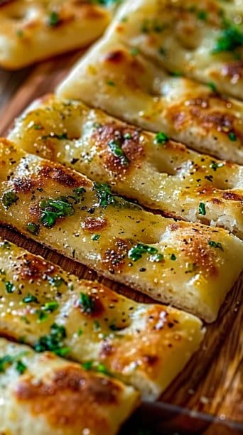 Air Fryer Tortilla Garlic Bread