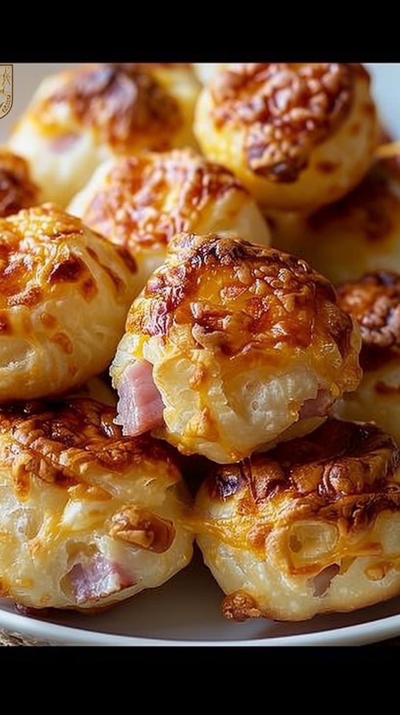 Melt-in-Your-Mouth Beef Ham Puffs: Savory, Golden & Addictive!