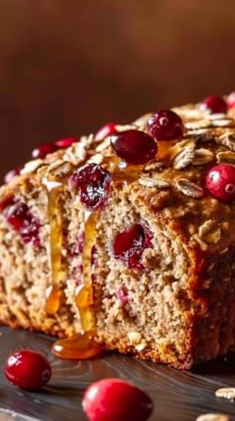Cranberry Oat Maple Loaf