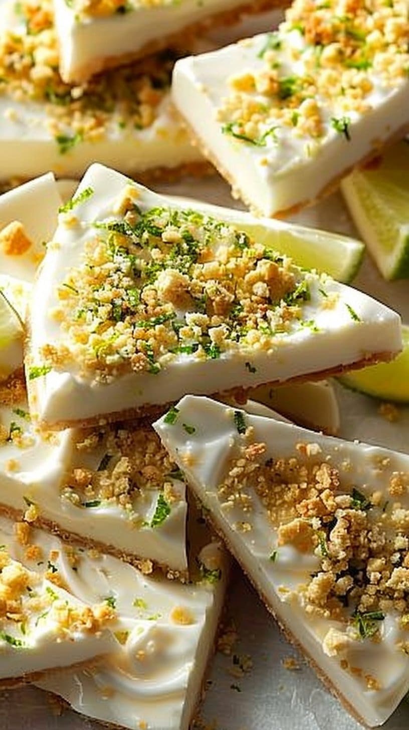 Key Lime Pie Yogurt Bark Recipe High Protein