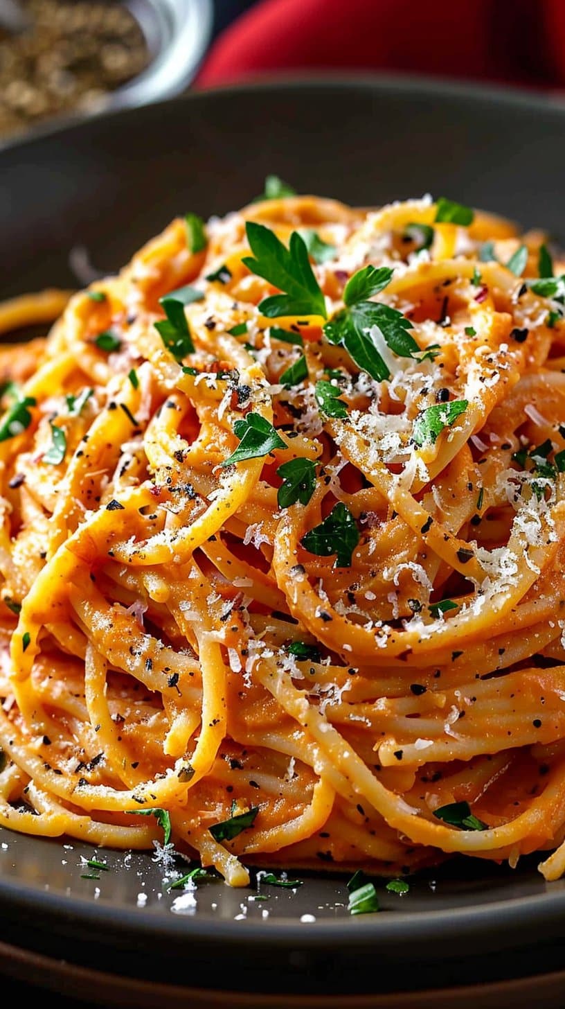 Creamy Tomato Garlic Pasta
