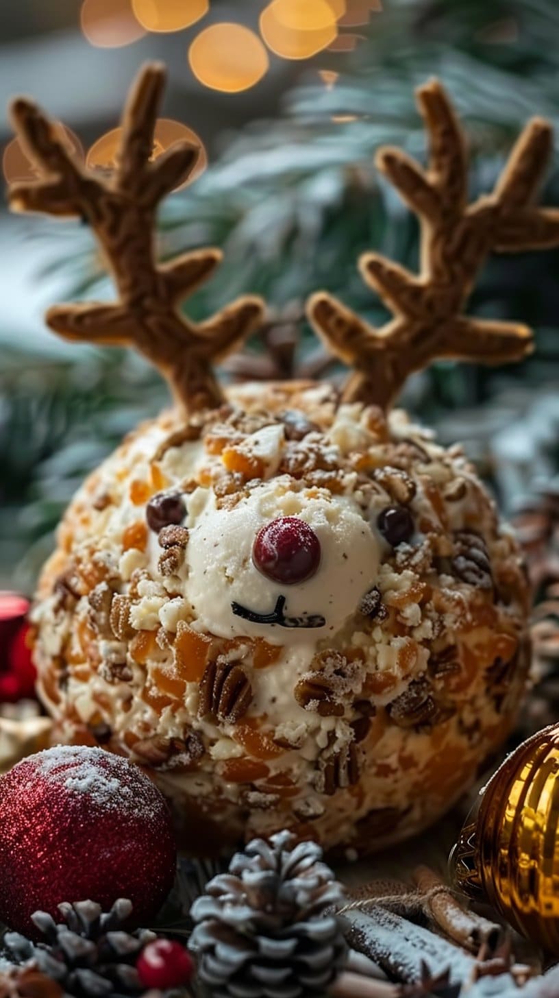 Reindeer Cheese Ball: Creamy, Festive, Oh-So-Delicious!