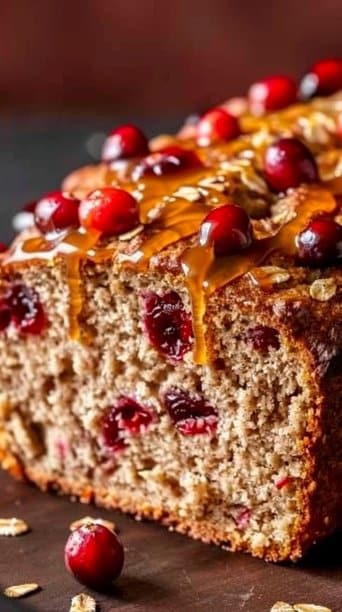 Cranberry Oat Maple Loaf