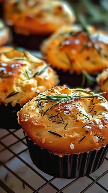 Garlic Rosemary Focaccia Muffins: A Delicious & Easy Recipe