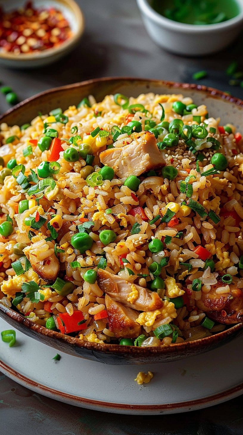 Crockpot Chicken Fried Rice