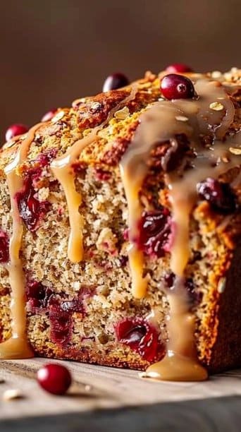 Maple Cranberry Oat Loaf