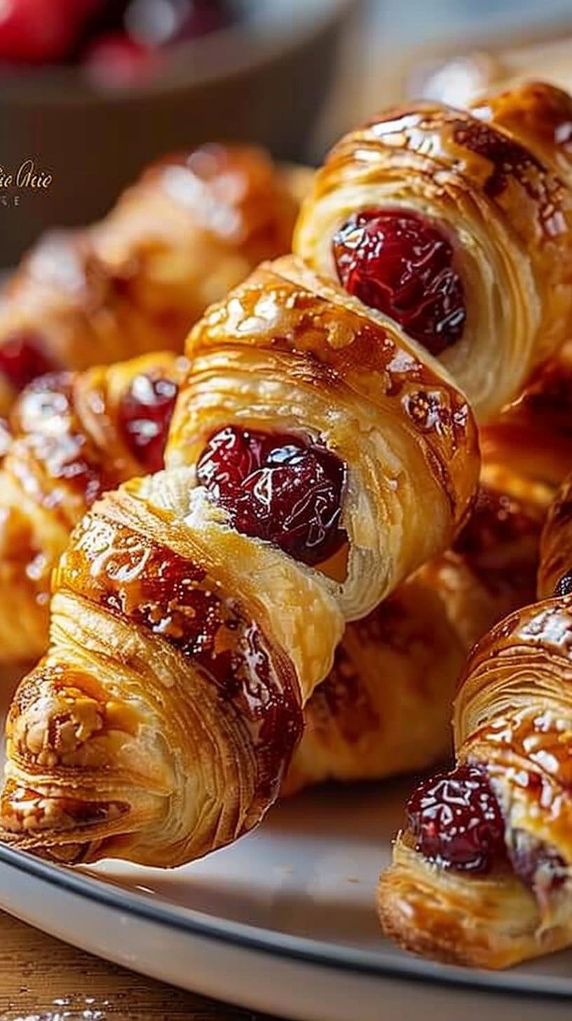 Cranberry Brie Puff Pastry Twists