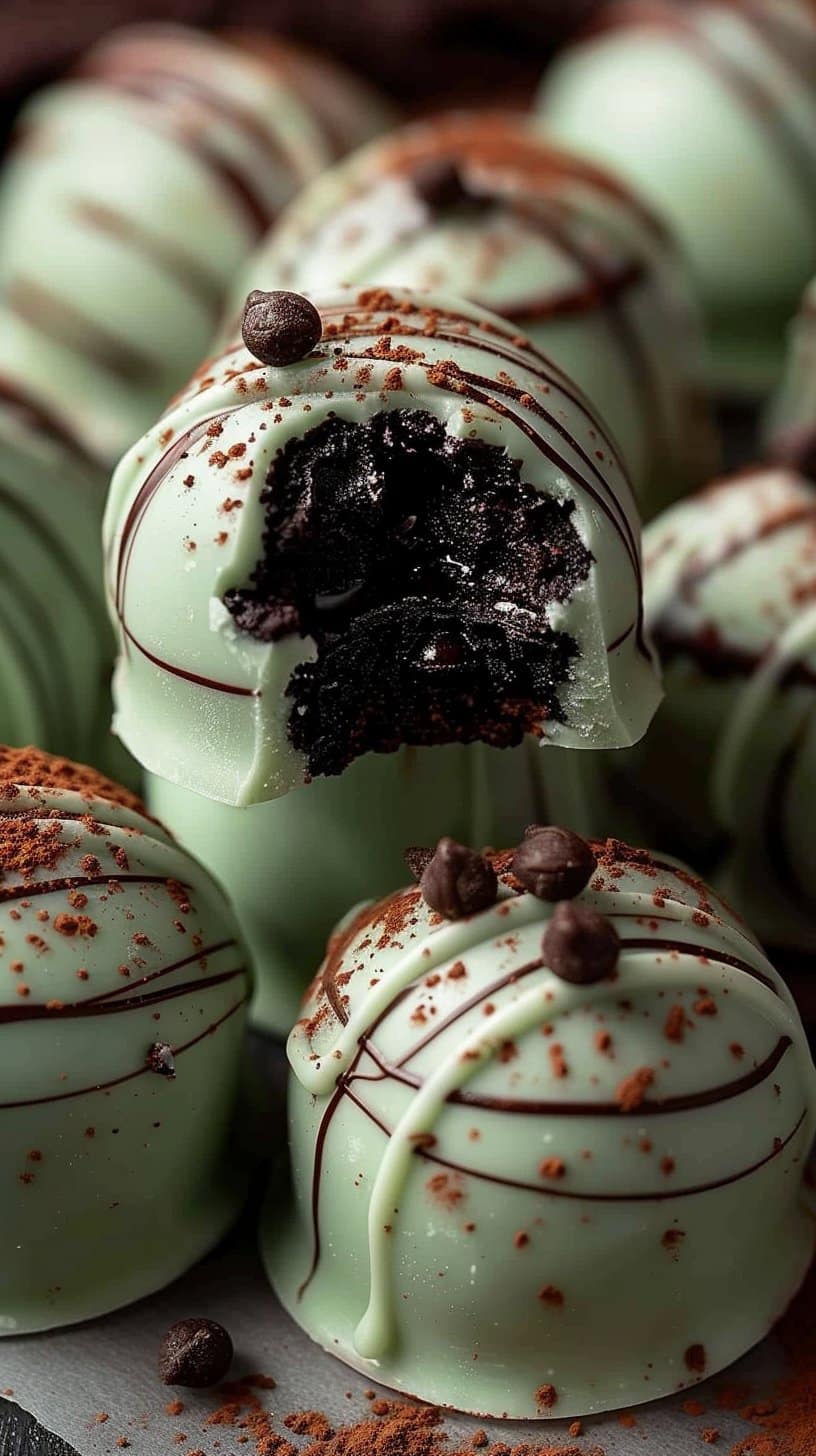 Mint Oreo Truffles