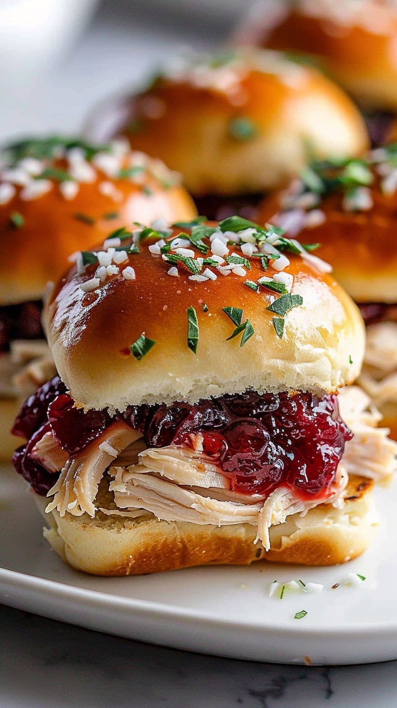 Turkey Cranberry Sliders