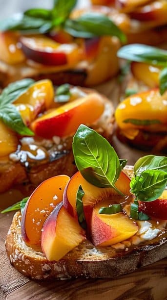 Sweet Peach Bruschetta: The Ultimate Summer Appetizer