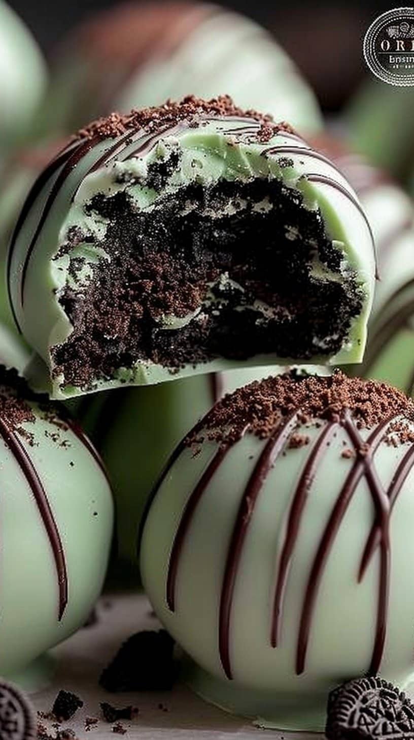 Mint Oreo Truffles