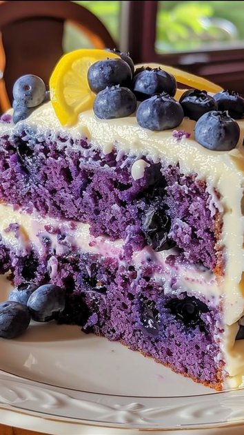 Blueberry Cake with Lemon Frosting: A Deliciously Easy Recipe