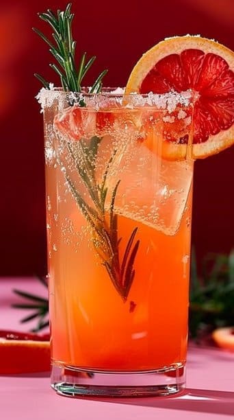 Citrusy Paloma Cocktail