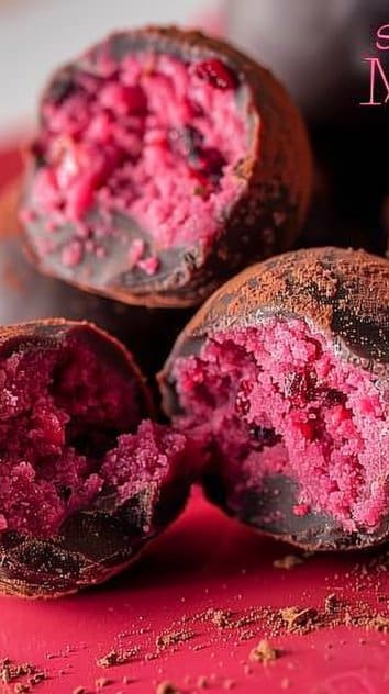Velvety Raspberry Truffles: Melt-in-Your-Mouth Dessert!