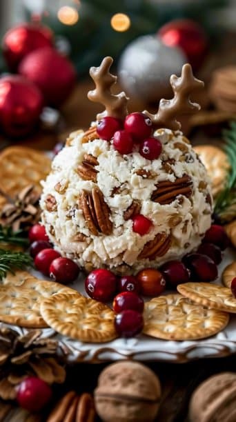 Reindeer Cheese Ball: Creamy, Festive, Oh-So-Delicious!