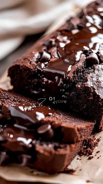 Hot Fudge Brownie Bread