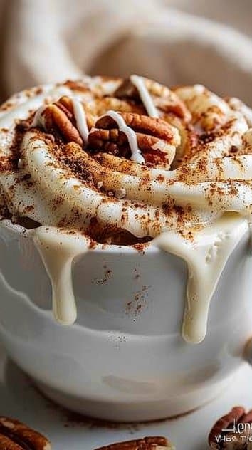 Minute Keto Cinnamon Roll Mug Cake