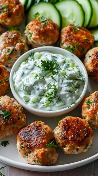 Sweet & Spicy Glazed Turkey Meatballs