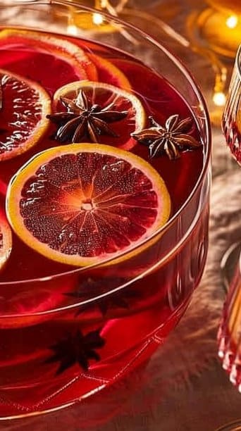 Blood Orange Champagne Punch