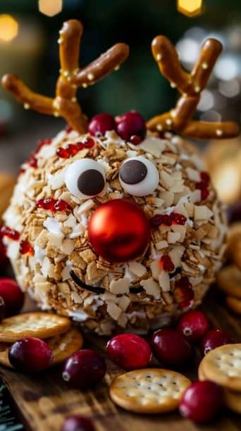 Reindeer Cheese Ball: Creamy, Festive, Oh-So-Delicious!