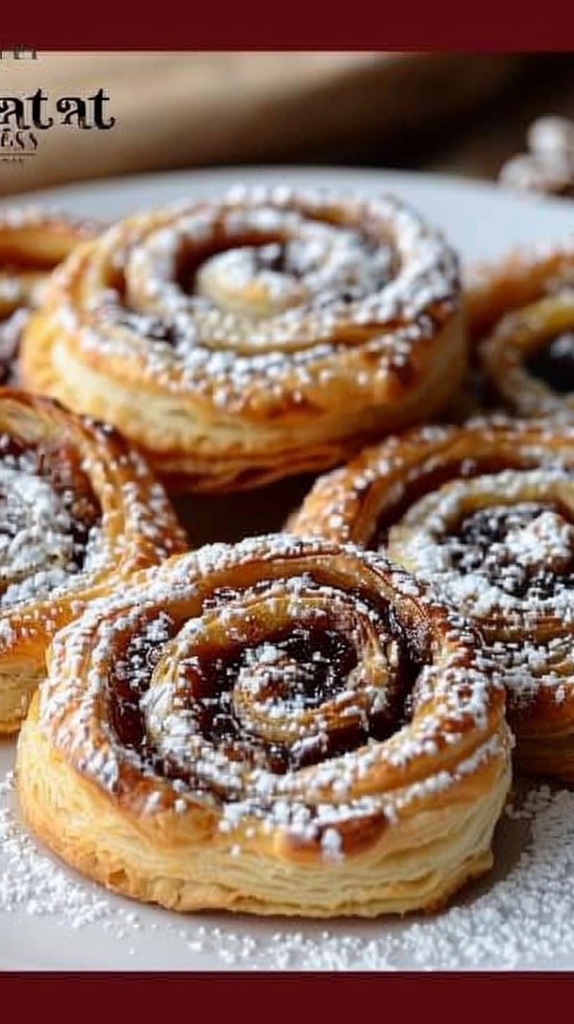 Puff Pastry Mincemeat Pinwheels