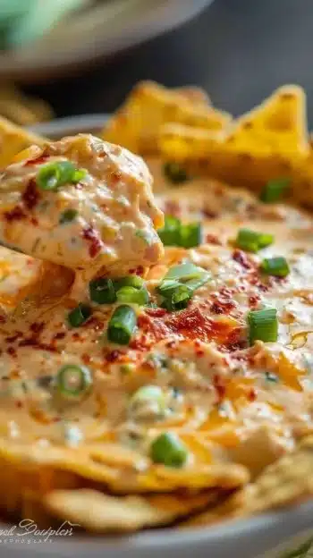 Alabama Fire Cracker Dip served at a party, perfect for gatherings.