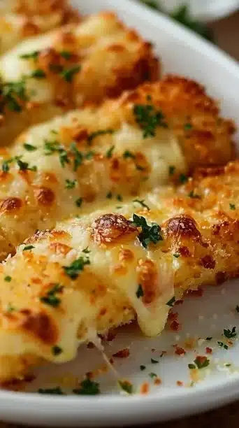 Plate of Copycat Pizza Hut Cheese Sticks served with marinara sauce