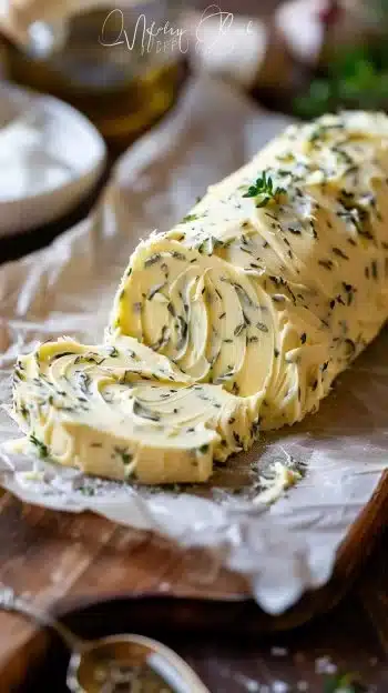 Delicious Cowboy Butter spread on grilled corn with herbs and spices