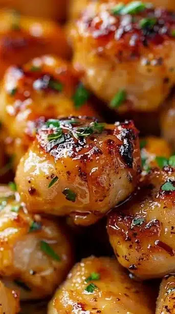 Delicious Cowboy Butter Chicken Bites served on a platter