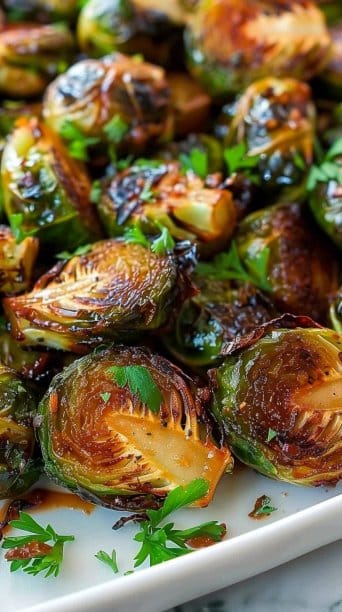 Air Fryer Maple Dijon Brussels Sprouts: Crispy, Sweet, and Savory Perfection
