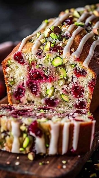 Cranberry Pistachio Loaf